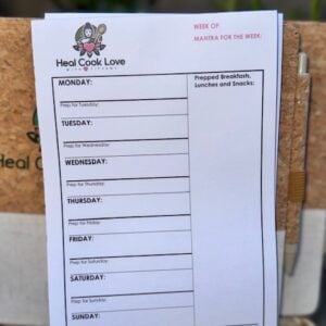 Meal Planning Pad - with magnets